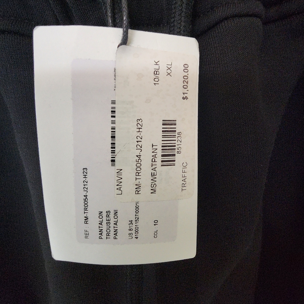 Lanvin Side Curb Cotton Trackpants - Picture 11 of 14